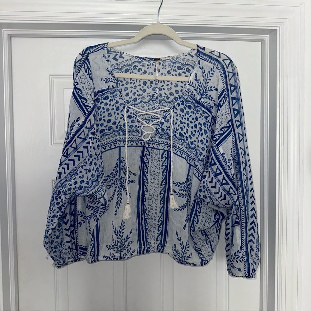 Free People Boho Blouse